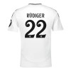 Conjunto (Camiseta+Pantalón Corto) Real Madrid Rudiger 22 Primera Equipación 2024-25 - Niño